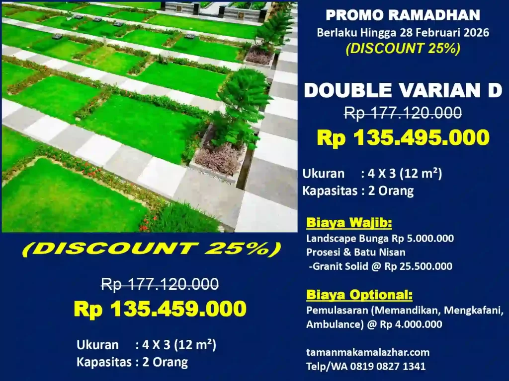 Makam Al-Azhar Double Varian D