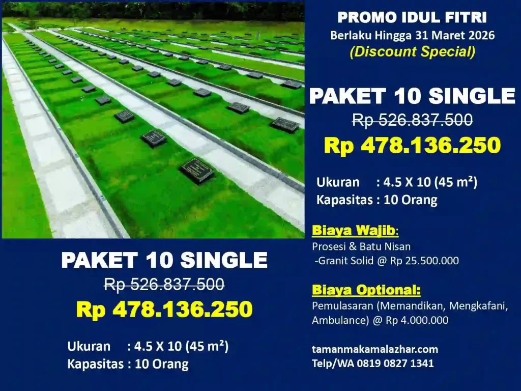 Makam Al Azhar Paket 10 Single