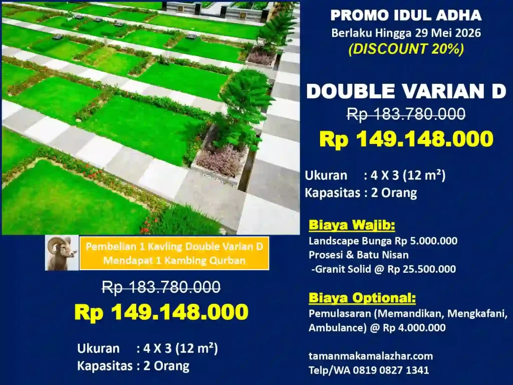 Makam Al-Azhar Double Varian D