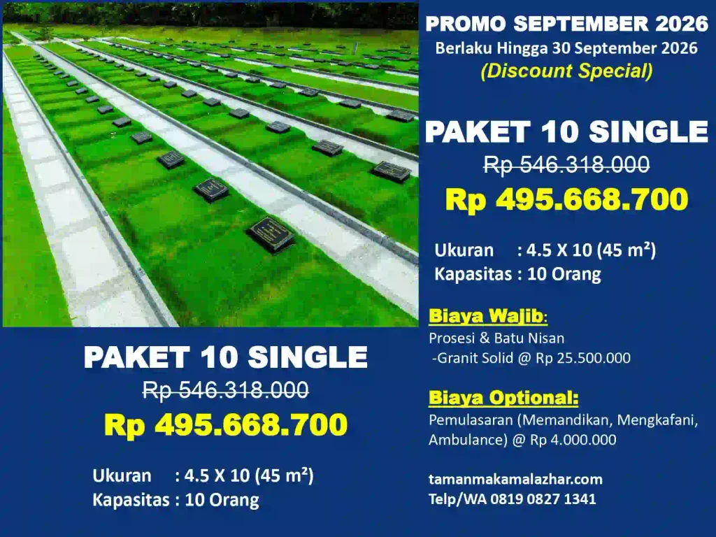 Makam Al Azhar Paket 10 Single