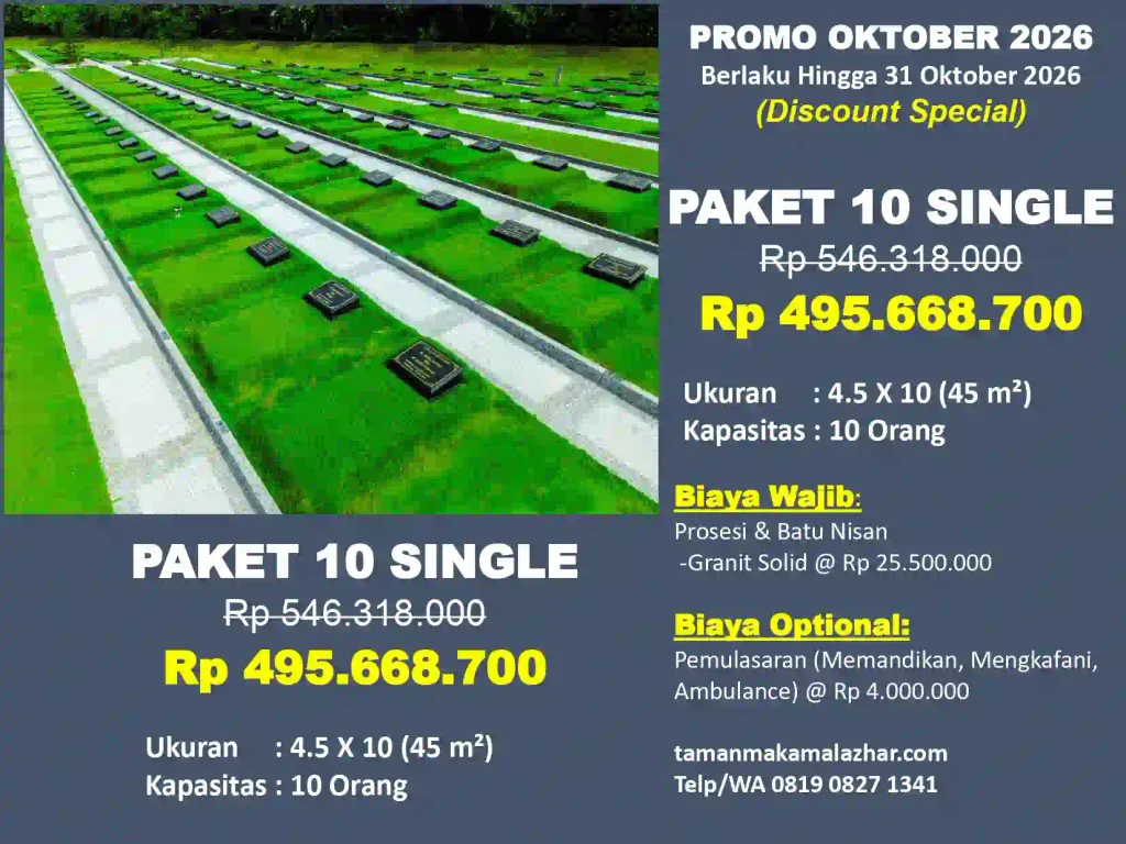 Makam Al Azhar Paket 10 Single
